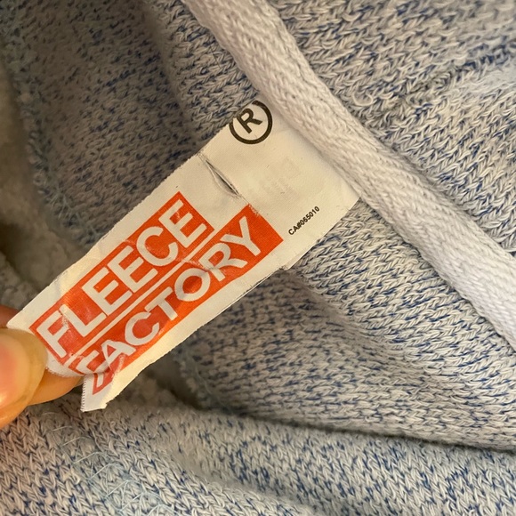 Fleece Factory Baby Blue Hoodie - Picture 5 of 8